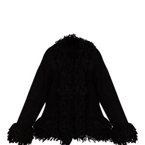 Black Fringe Women's Jacket